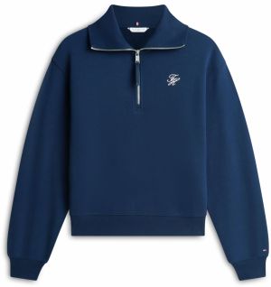 TOMMY HILFIGER Mikina  námornícka modrá / biela
