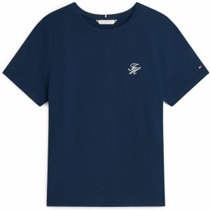TOMMY HILFIGER Tričko  námornícka modrá / červená / biela