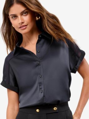 Lipsy Blúzka  námornícka modrá