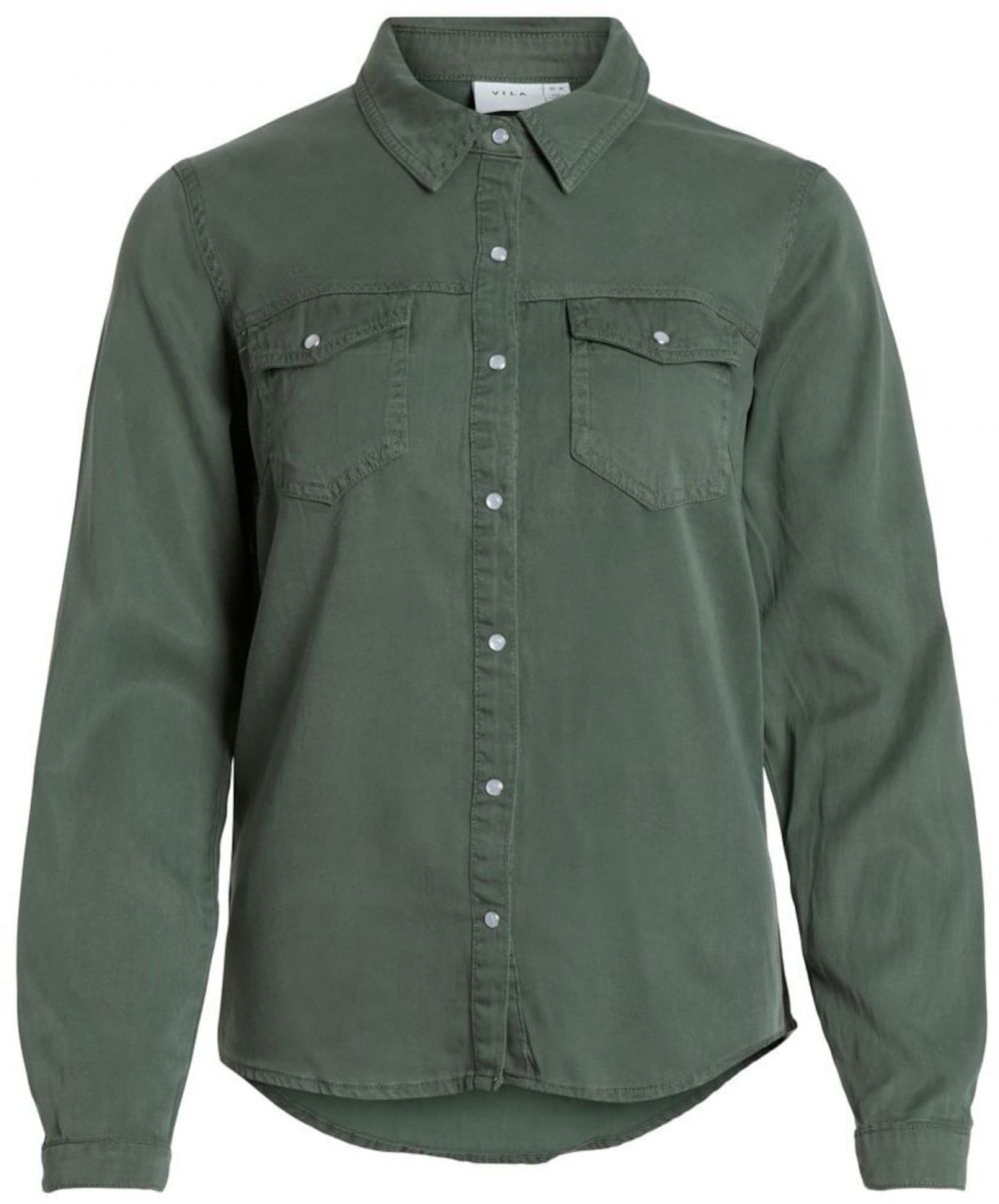 VILA Blúzka 'VIBista'  zelená