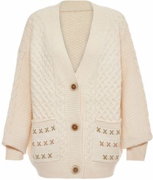 caneva Kardigán  nebielená / hnedá