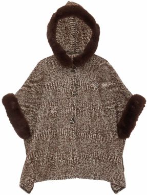 OSHA Pelerína  hnedá / svetlohnedá