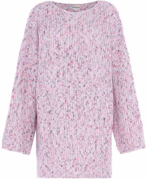 ebeeza Sveter  sivá melírovaná / s ružovými fľakmi