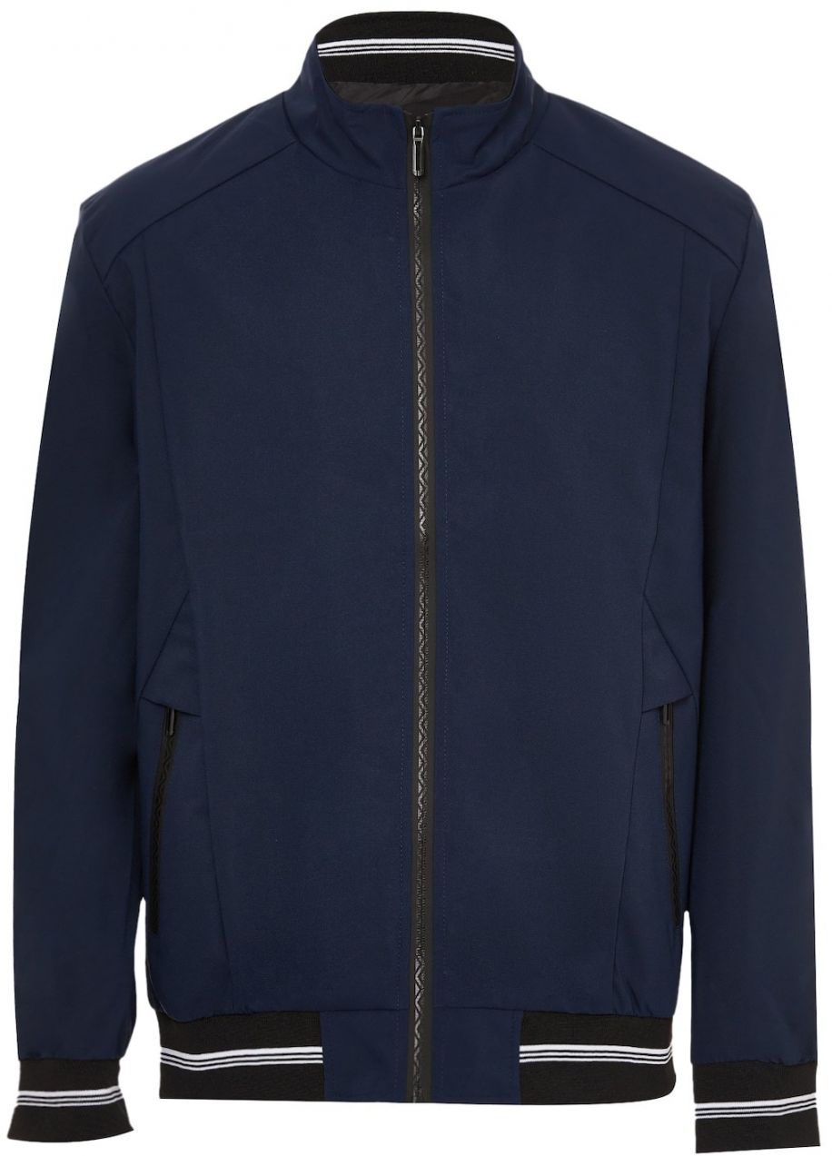 HOBUS Prechodná bunda  námornícka modrá / biela