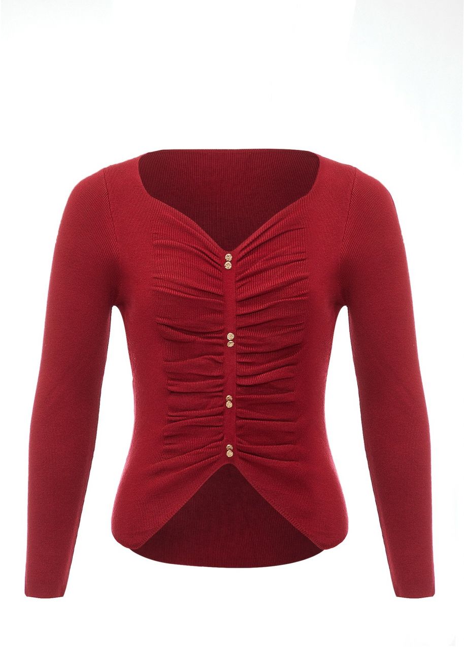 leo selection Sveter  červená