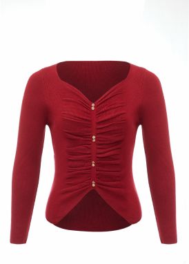 leo selection Sveter  červená