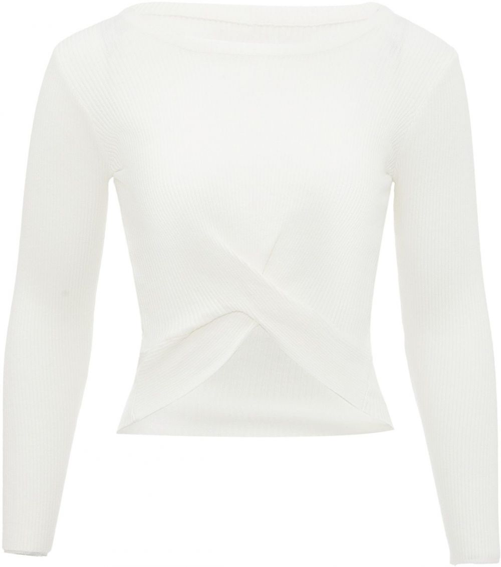 leo basics Sveter  biela ako vlna