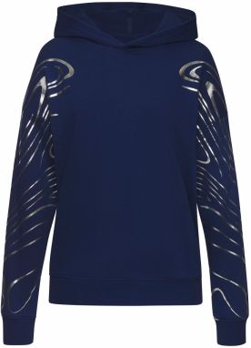 LASCANA ACTIVE Mikina  námornícka modrá / strieborná