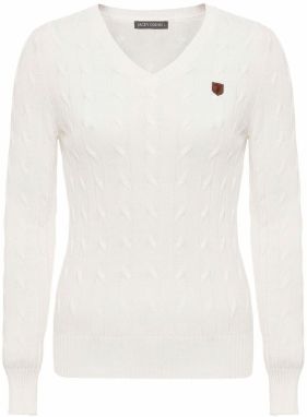 Jacey Quinn Sveter  šedobiela