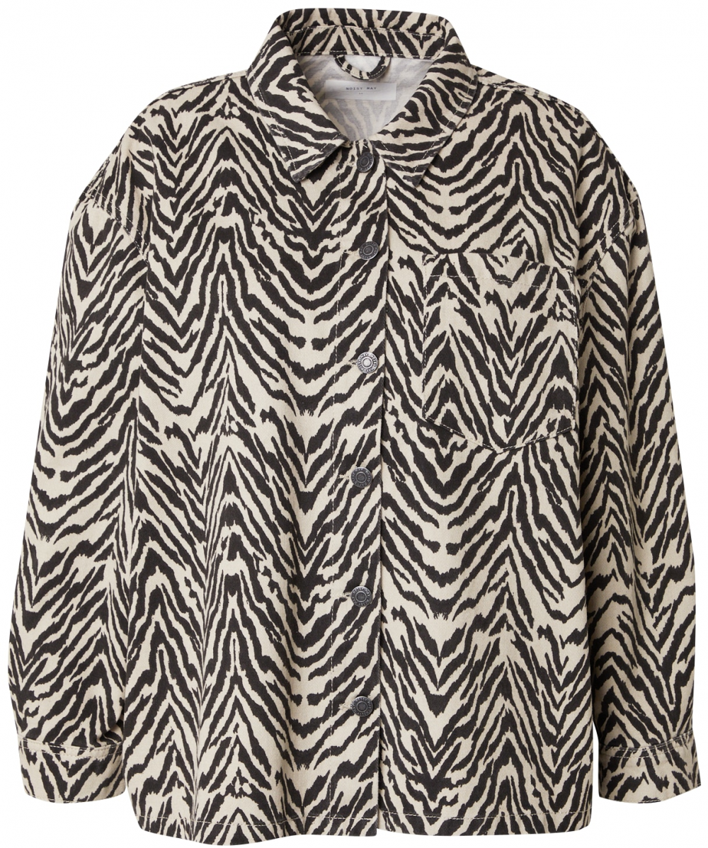 Noisy May Curve Prechodná bunda 'MARLEY'  krémová / čierna