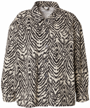 Noisy May Curve Prechodná bunda 'MARLEY'  krémová / čierna