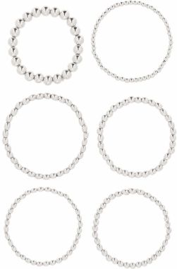 NAEMI Náramok 'Evening'  strieborná