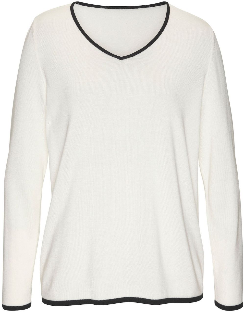 VIVANCE Sveter  čierna / biela