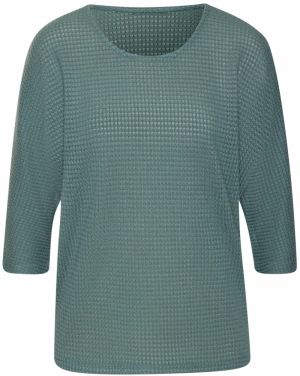 VIVANCE Sveter  tmavozelená