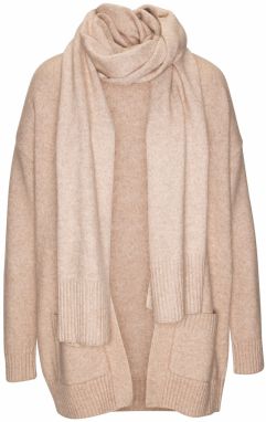 VIVANCE Kardigán  béžová melírovaná