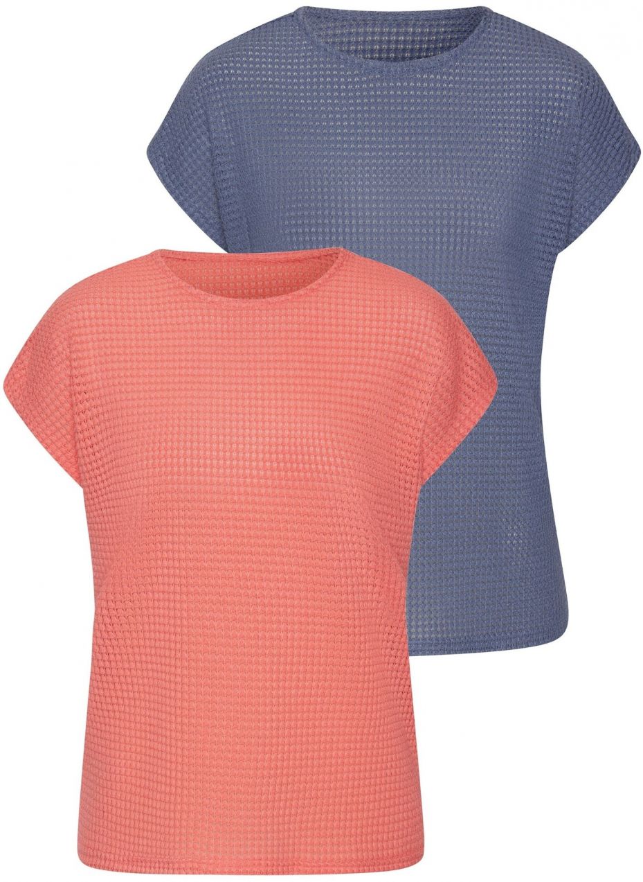 VIVANCE Tričko  námornícka modrá / marhuľová