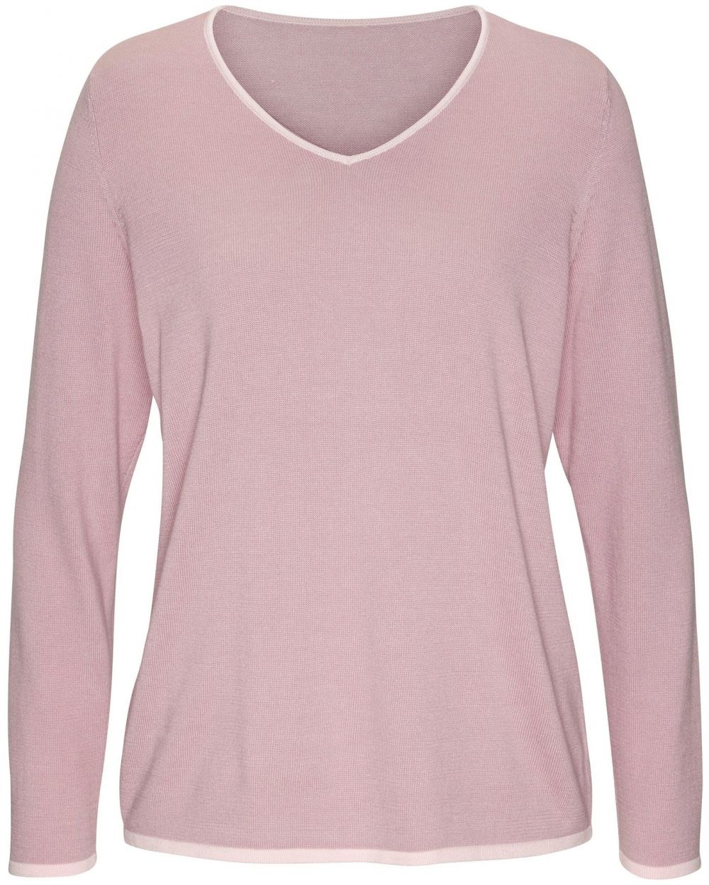 VIVANCE Sveter  svetlofialová / ružová