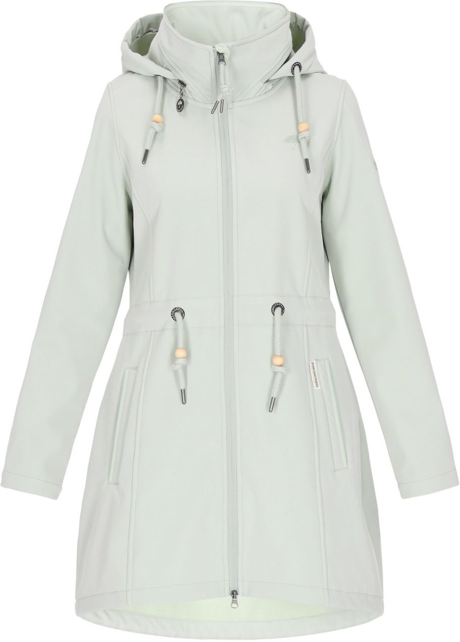 Schmuddelwedda Funkčná bunda  pastelovo zelená