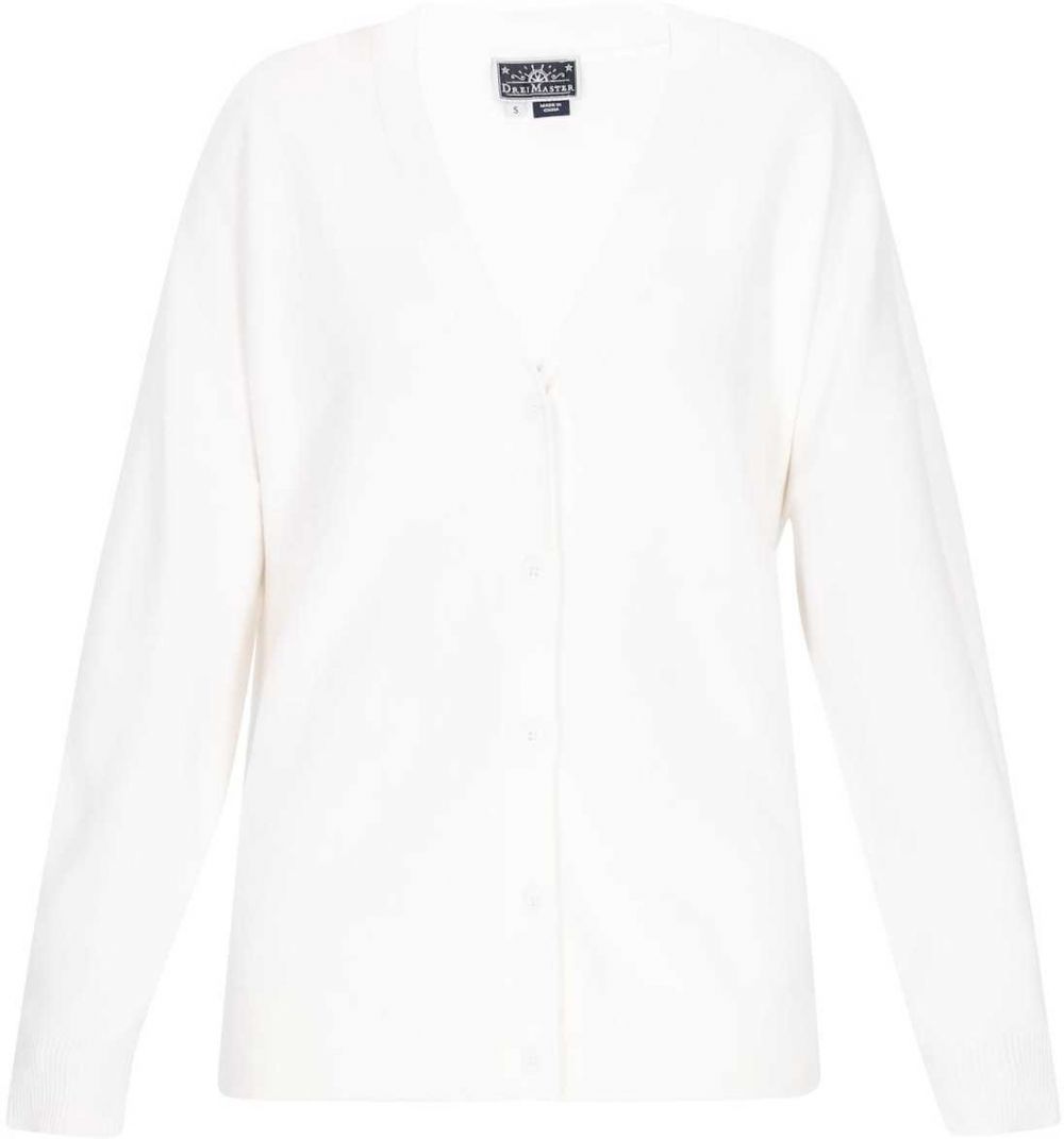 DreiMaster Maritim Kardigán  biela
