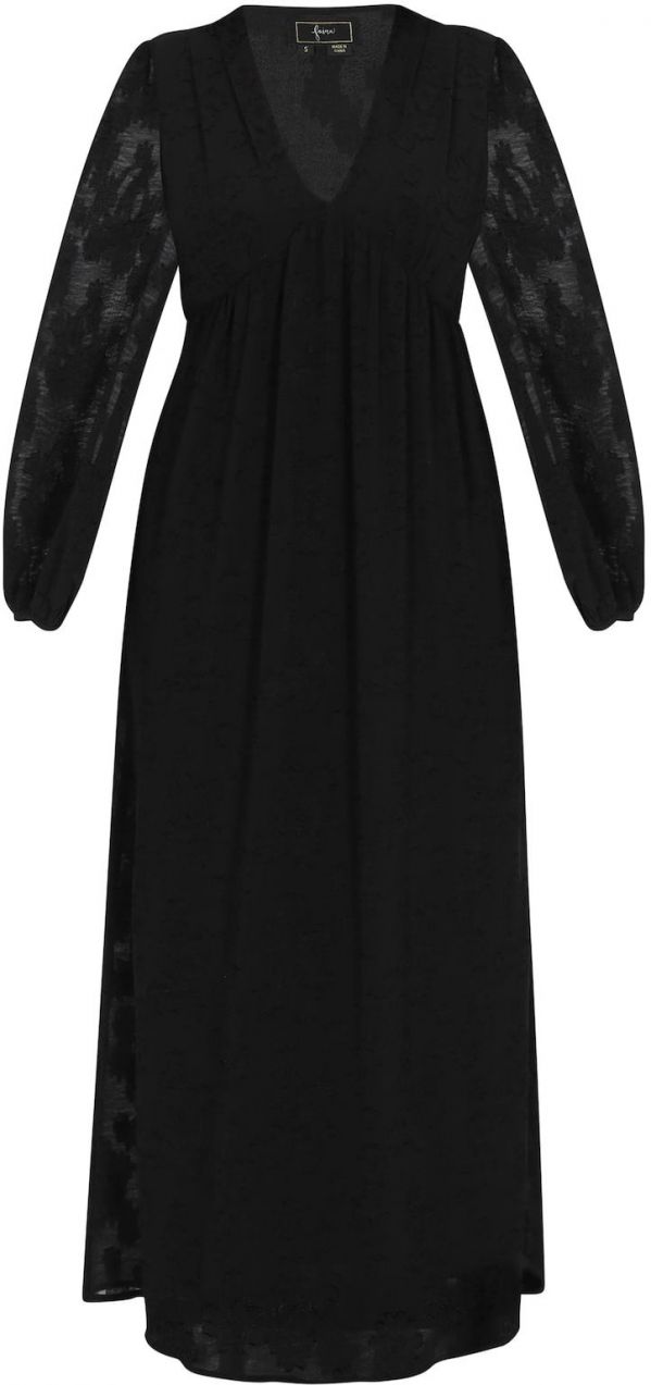 faina Šaty  čierna