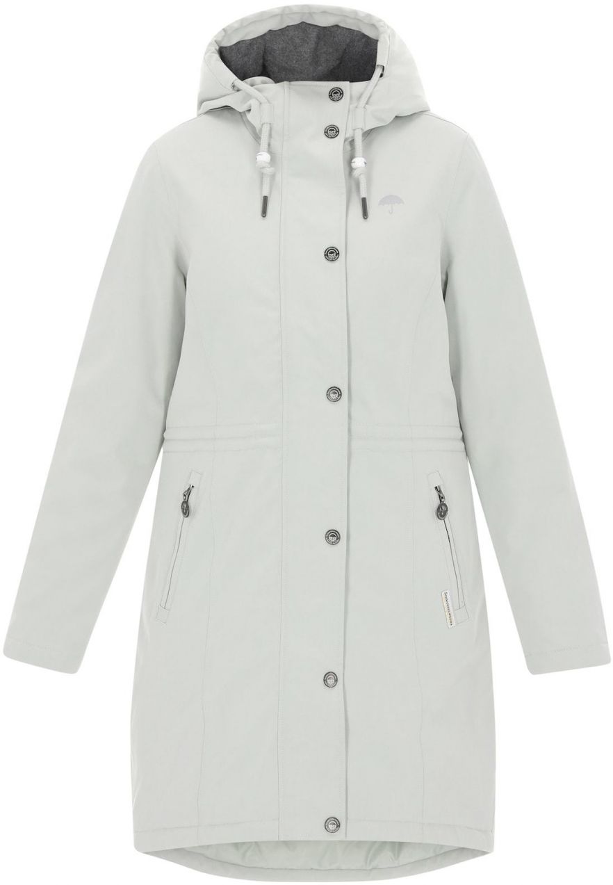 Schmuddelwedda Prechodná parka  pastelovo zelená