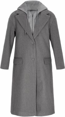 myMo ROCKS Prechodný kabát  sivá melírovaná