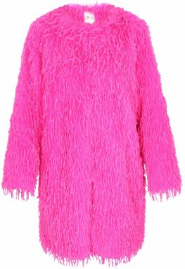 IZIA Prechodný kabát  neónovo ružová