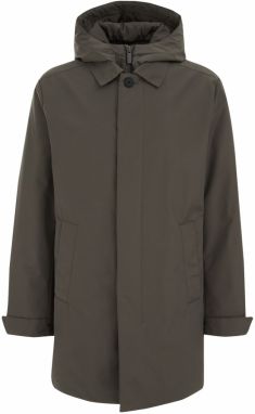 WE Fashion Prechodný kabát  čadičová