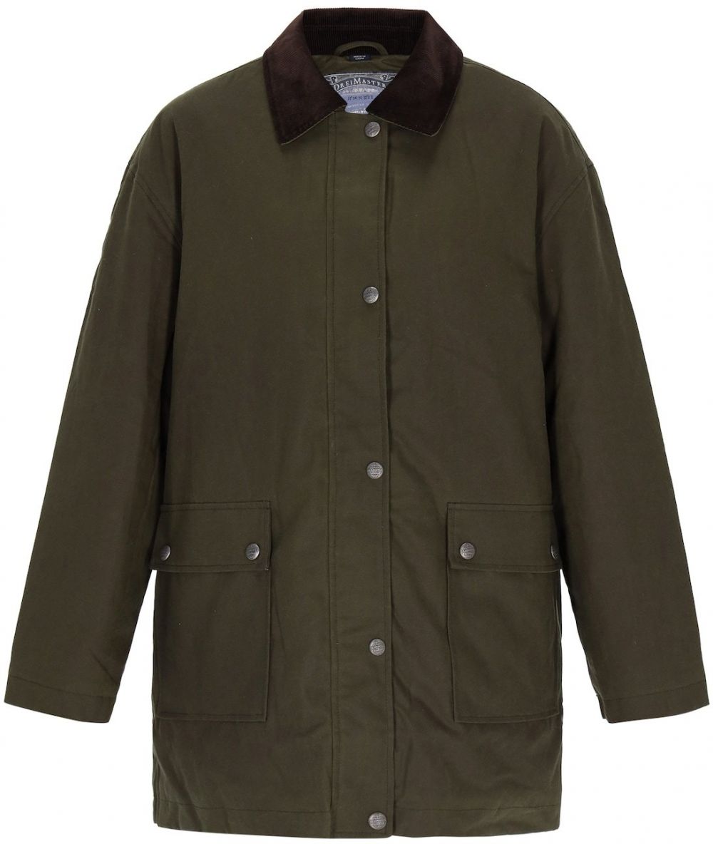 DreiMaster Vintage Prechodný kabát 'Classic Look'  olivová