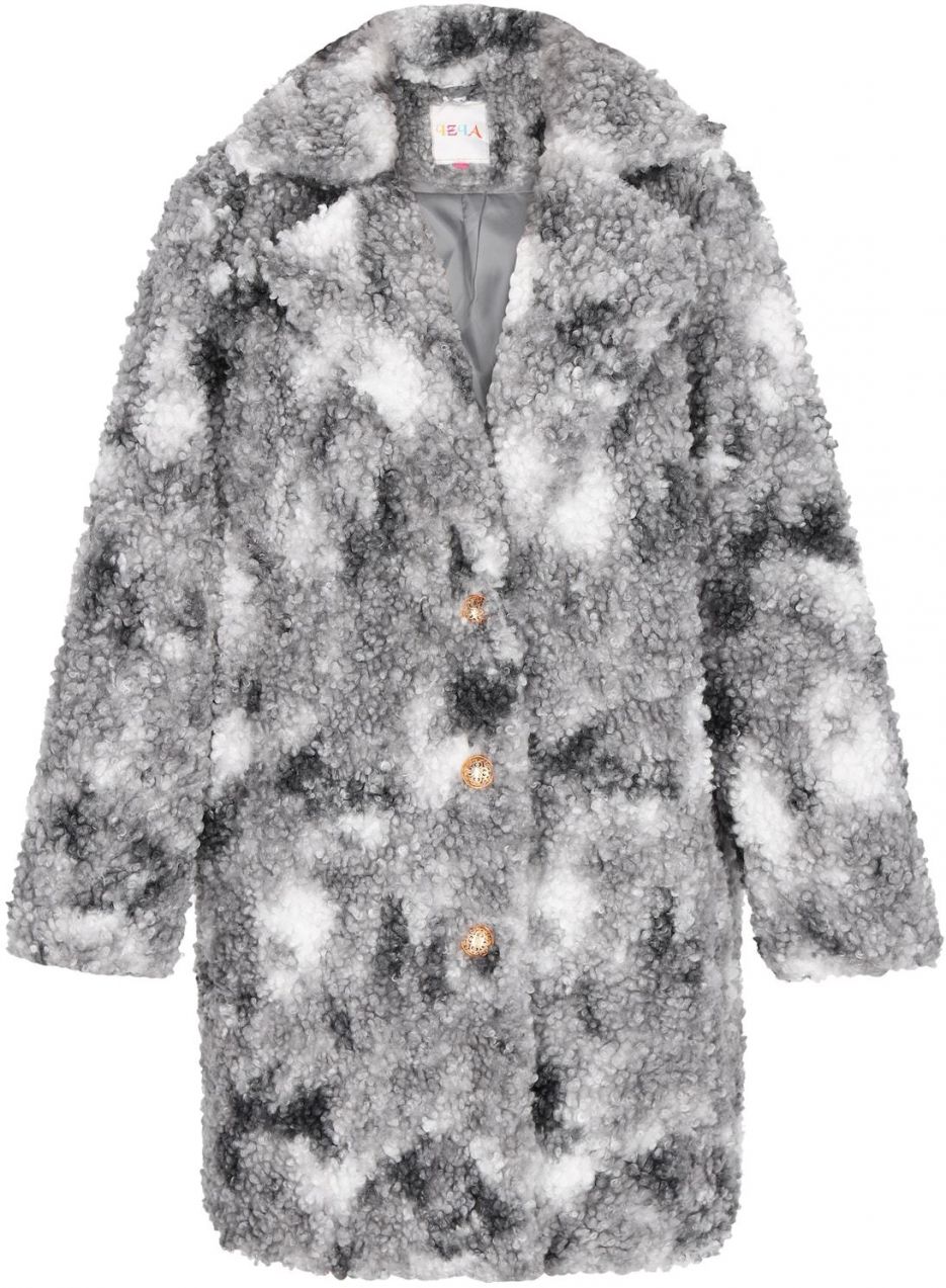 IZIA Prechodný kabát  sivá melírovaná