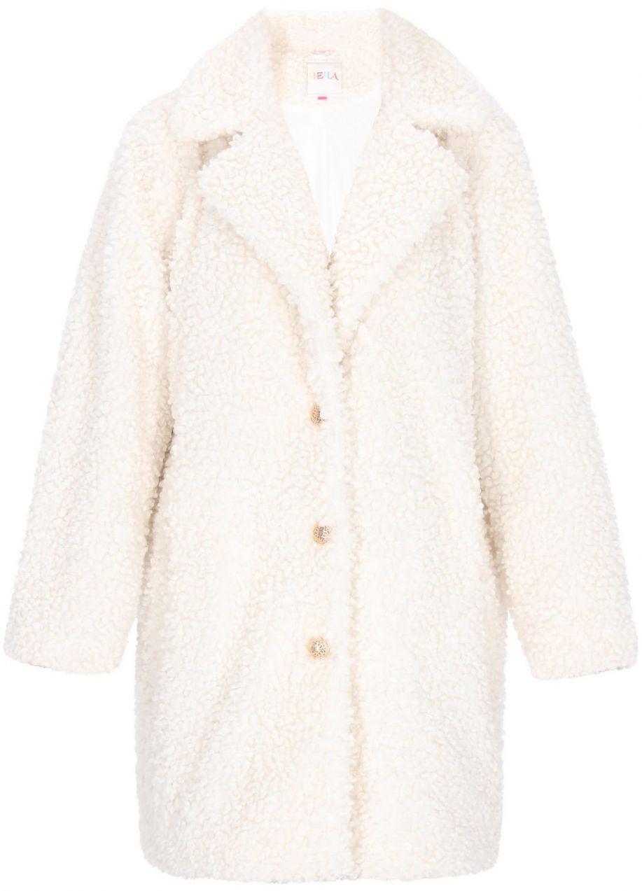 IZIA Prechodný kabát  šedobiela
