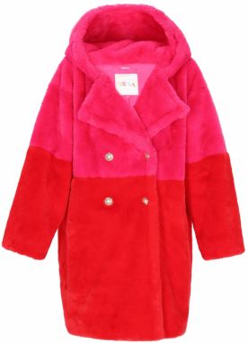IZIA Prechodný kabát  fuksia / červená