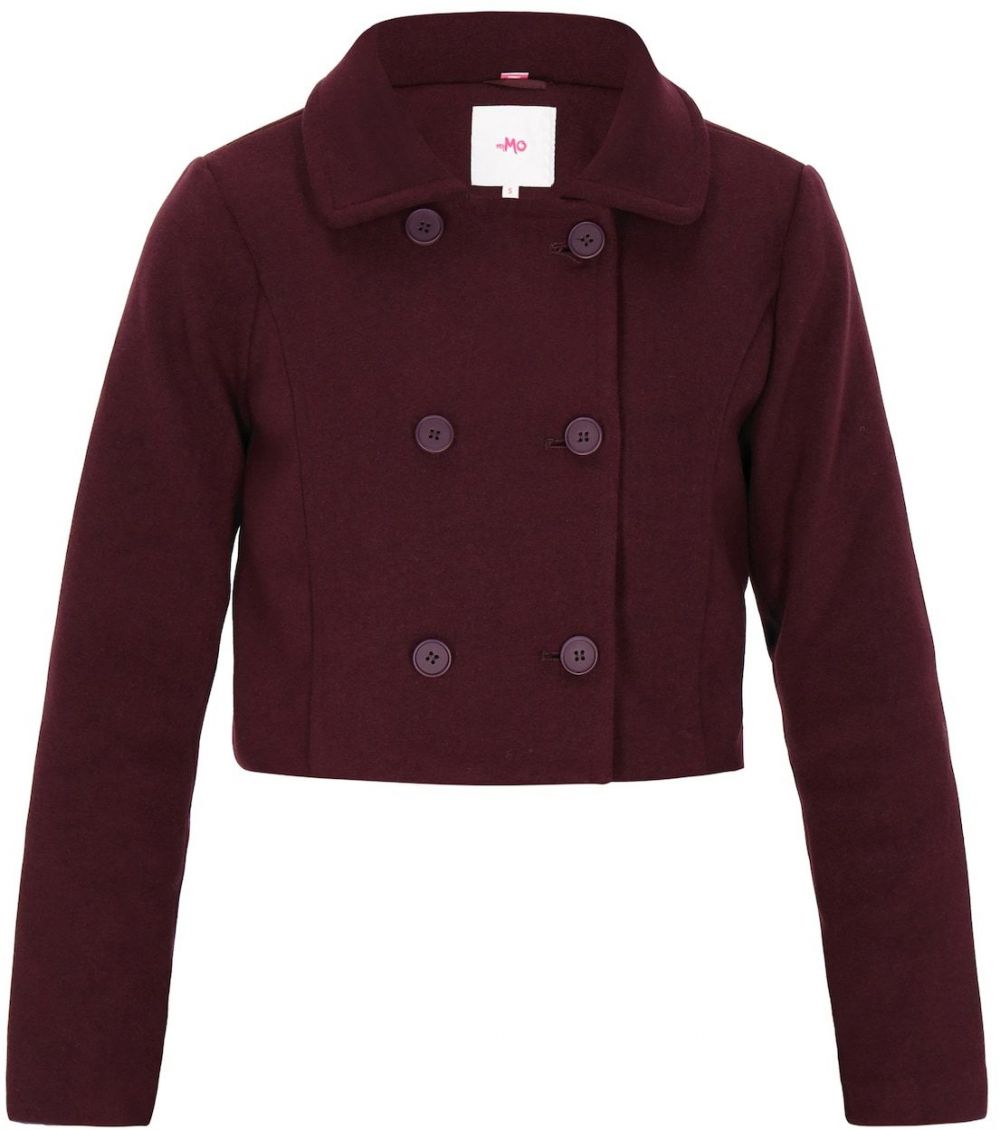 MYMO Prechodná bunda 'Young Fashion'  burgundská