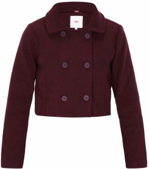 MYMO Prechodná bunda 'Young Fashion'  burgundská
