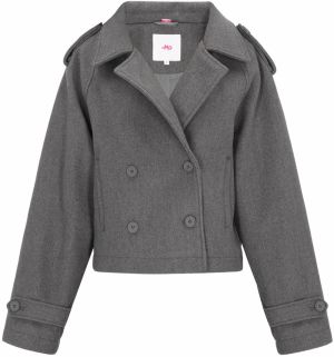 MYMO Prechodná bunda 'Young Fashion'  tmavosivá