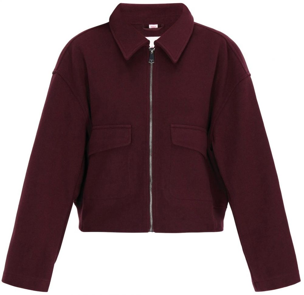 MYMO Prechodná bunda 'Young Fashion'  burgundská