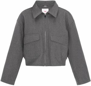 MYMO Prechodná bunda 'Young Fashion'  tmavosivá