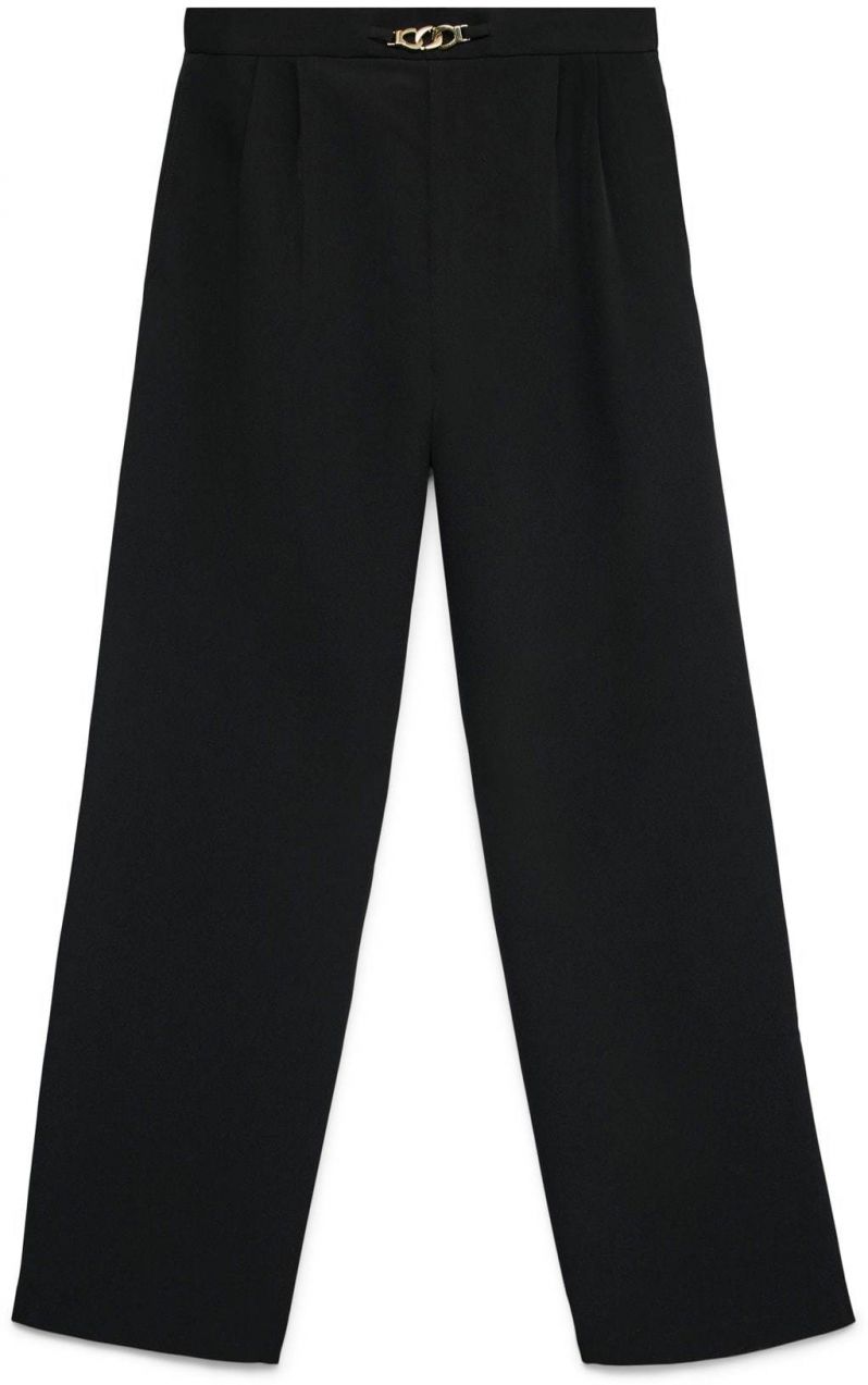 VERO MODA Plisované nohavice 'VMHADASSA'  čierna