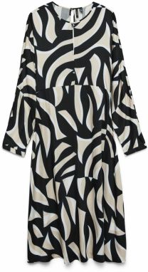 VERO MODA Šaty 'VMCINDY REGINA'  béžová / modrá / čierna / biela