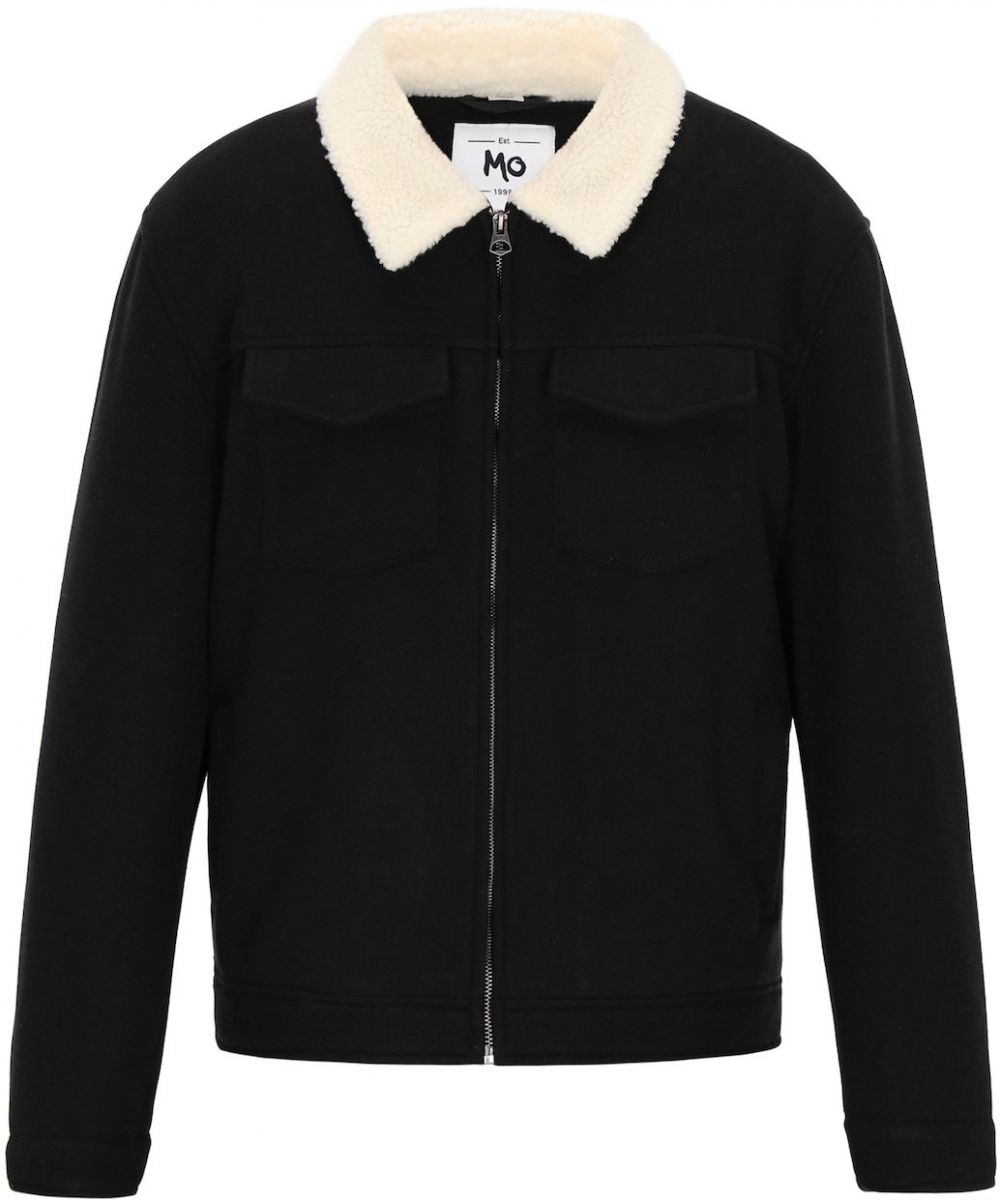 MO Prechodná bunda  krémová / čierna