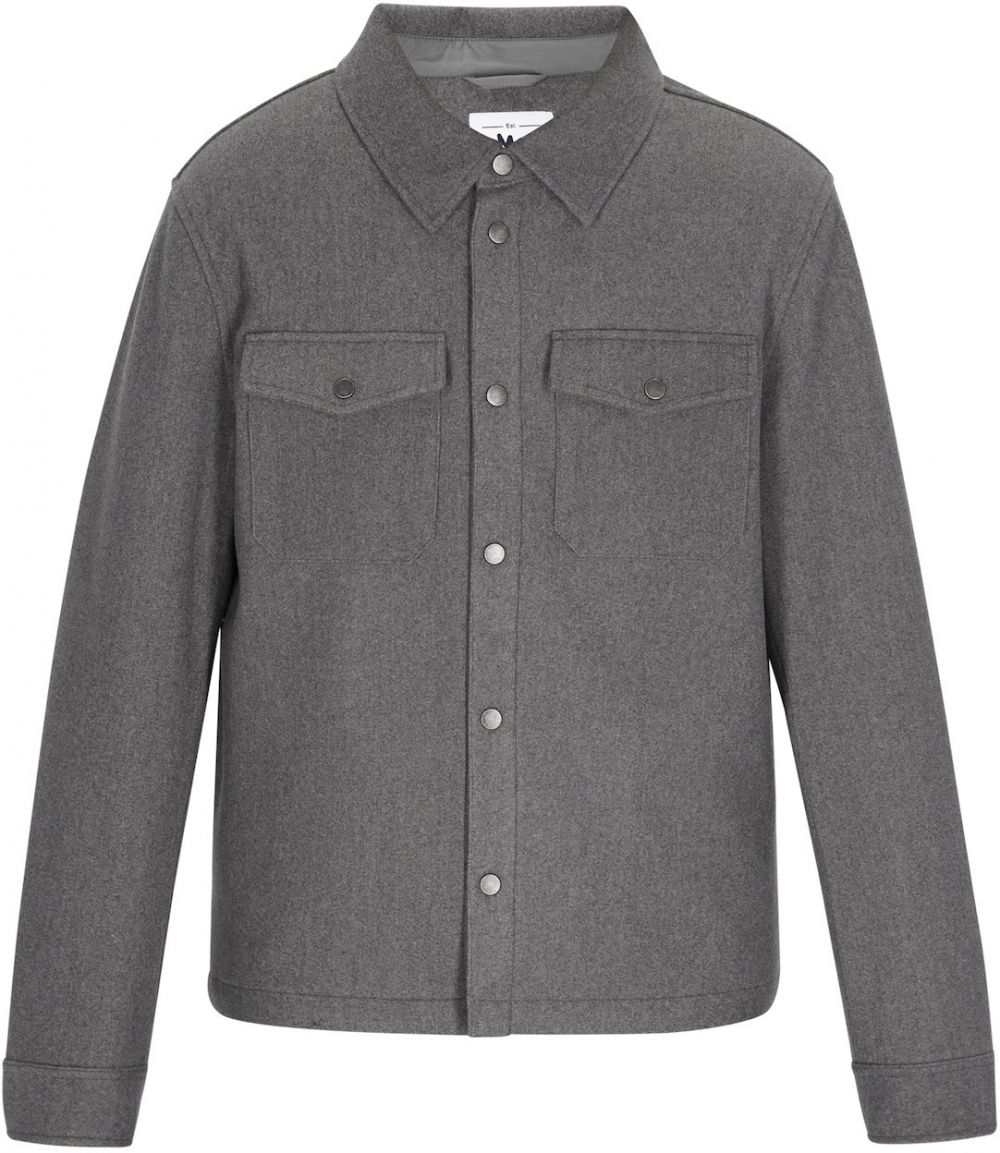 MO Prechodná bunda  sivá melírovaná