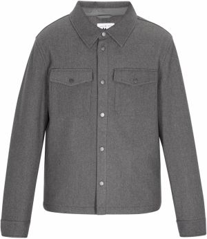 MO Prechodná bunda  sivá melírovaná