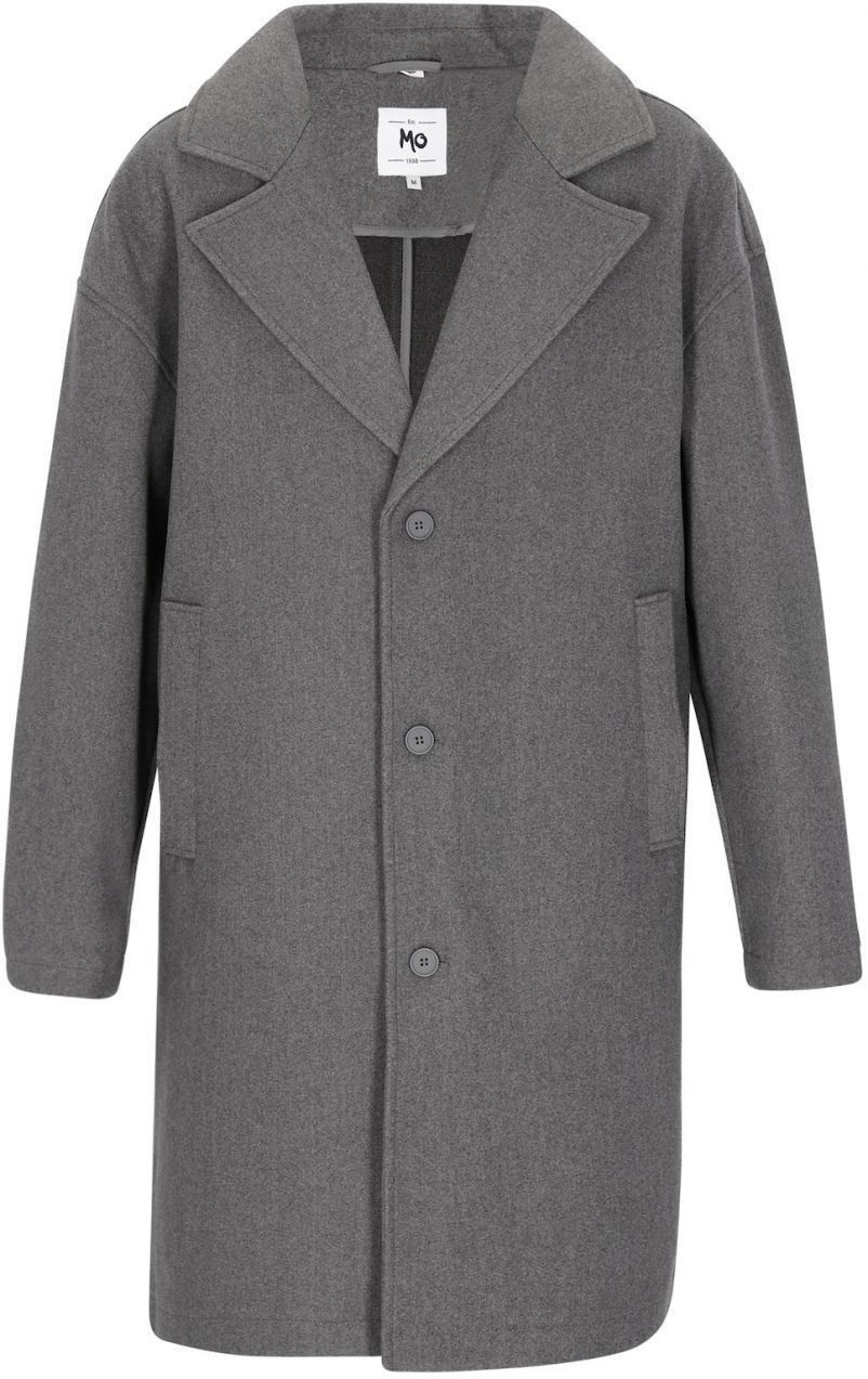 MO Prechodný kabát  sivá melírovaná