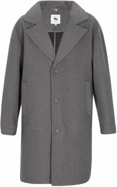 MO Prechodný kabát  sivá melírovaná