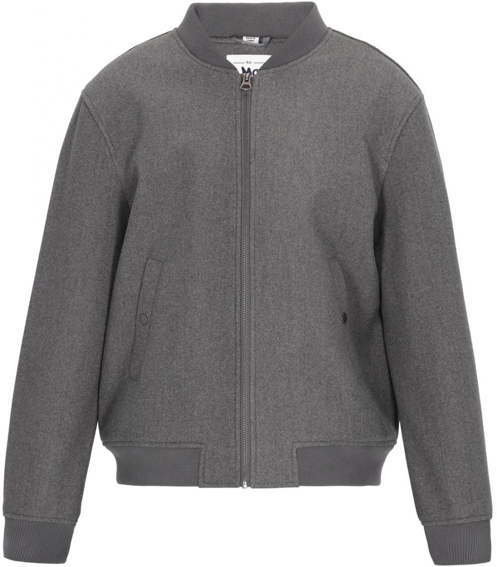 MO Prechodná bunda  sivá melírovaná