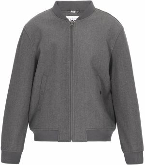 MO Prechodná bunda  sivá melírovaná