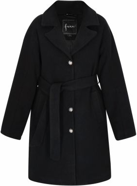 faina Prechodný kabát  čierna