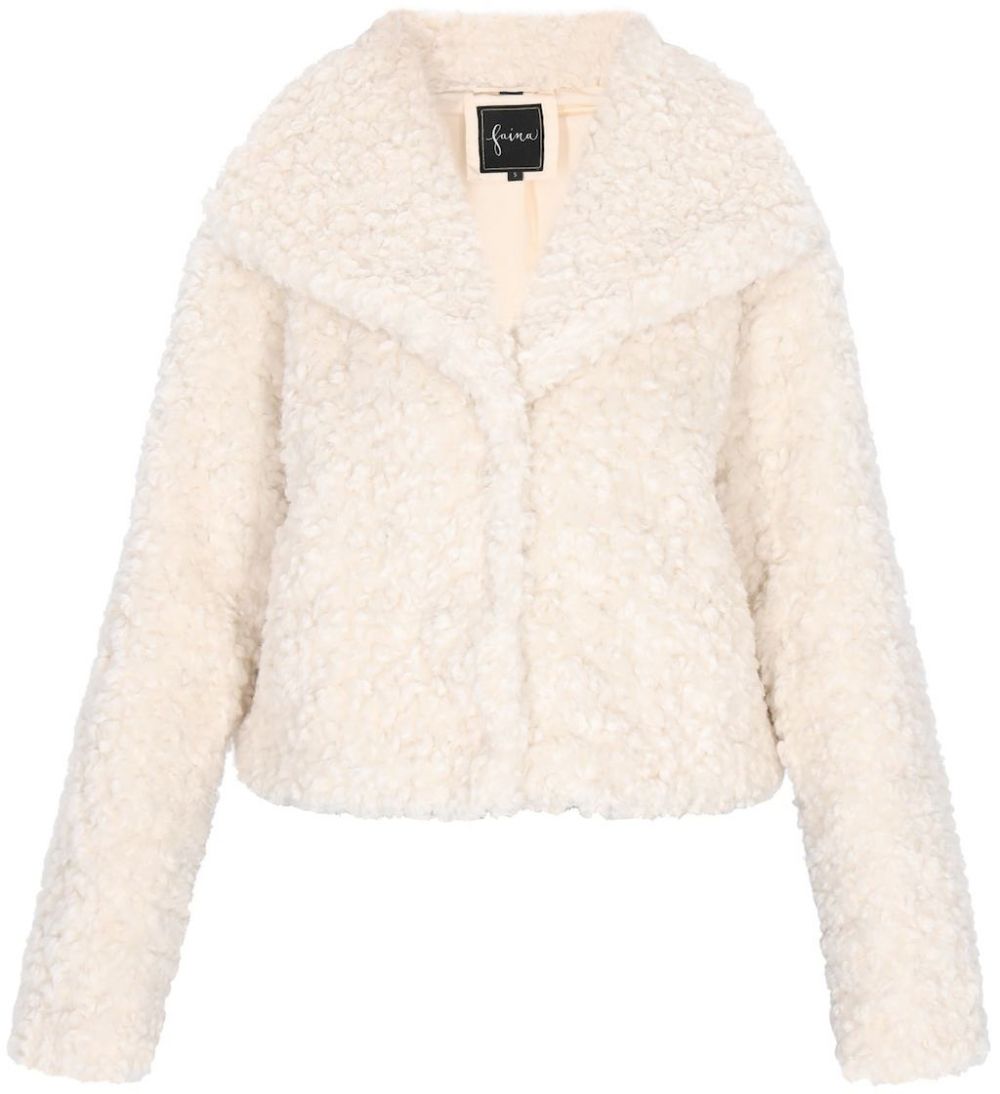 faina Prechodná bunda  biela