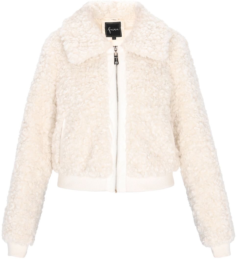 faina Prechodná bunda  biela