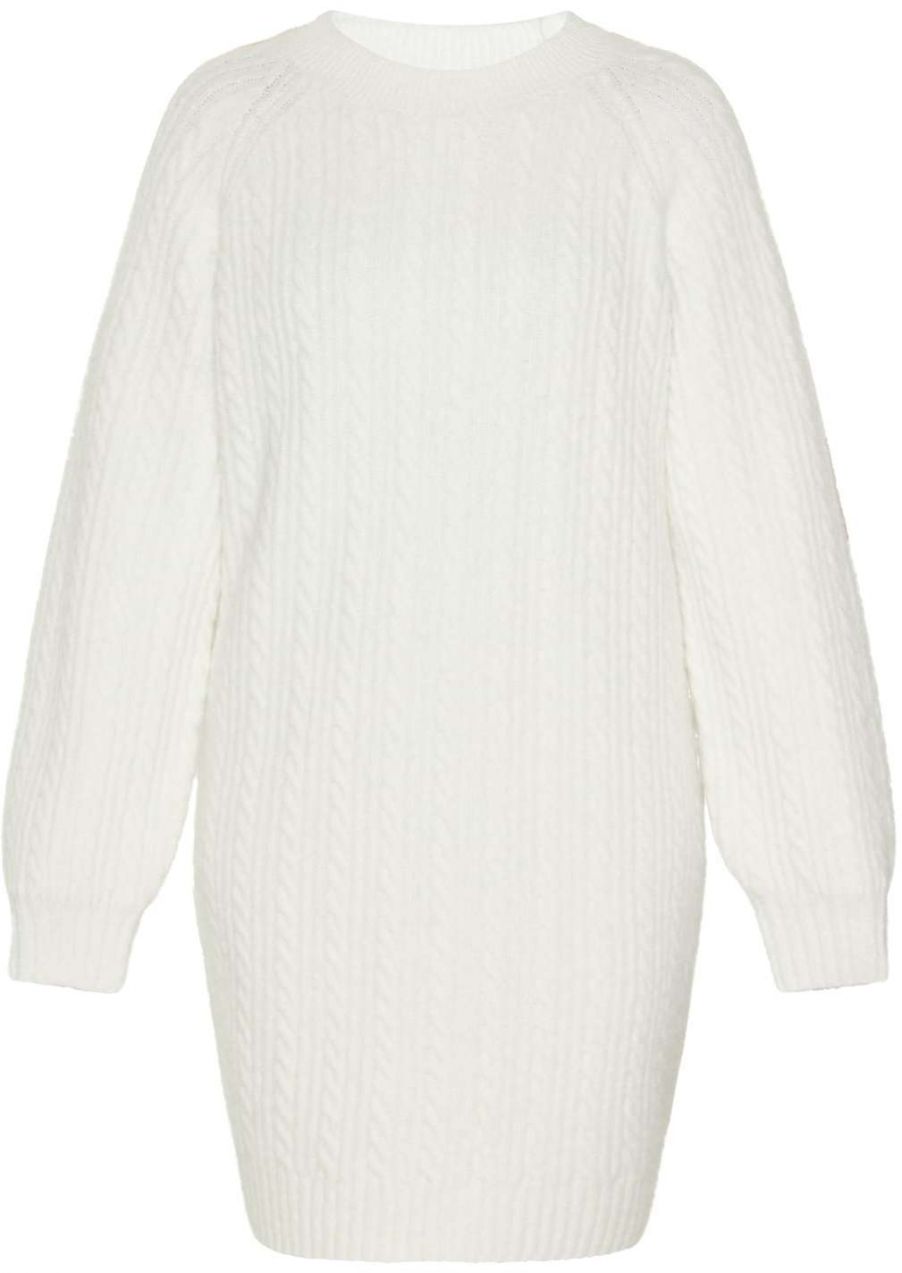 usha BLUE LABEL Pletené šaty  šedobiela